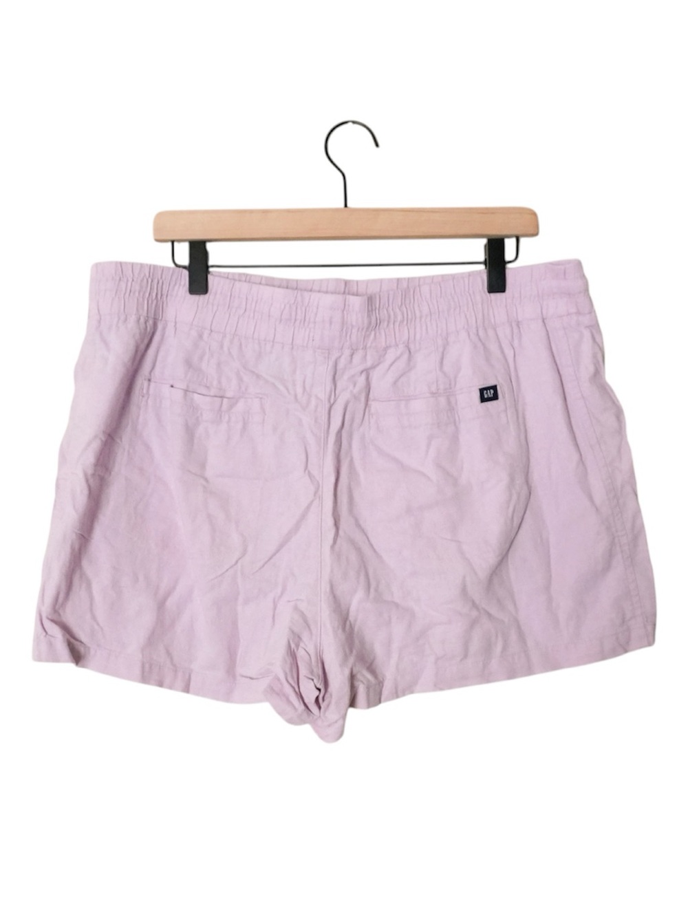 GAP Linen Blend Lilac Shorts - Picture 2 of 5